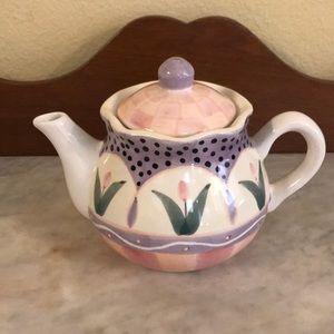 Vintage-Hand Painted Ceramic Teapot-Ashley Collection-Tulip’s 🌷